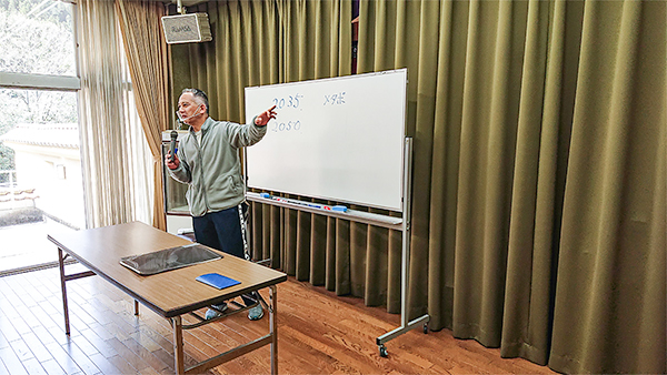 山代健康大学授業中 山代健康大学授業中